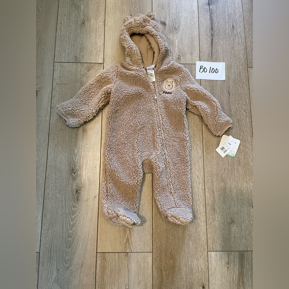 Disney Winnie‎ the Pooh Infant Full Body Suit 3/6 month